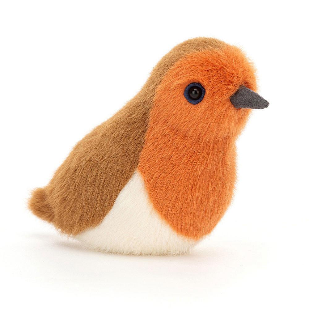 Peluches Para Pájaros Jellycat Birdling Robin 10cm x 7cm x 9cm Marrones  Costa Rica |  23784-JREP