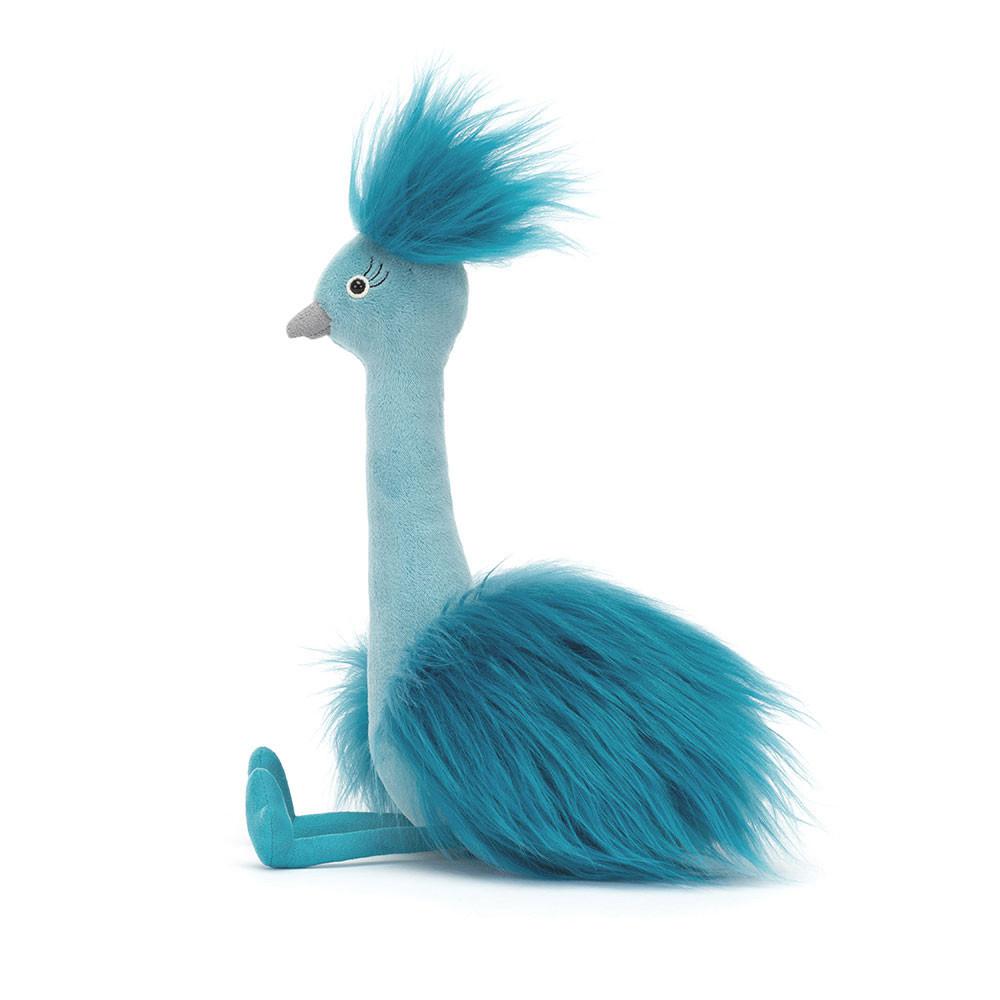 Peluches Para Pájaros Jellycat Fou Fou Peacock 31cm x 14cm x 15cm Azules  Costa Rica |  71905-EMDY