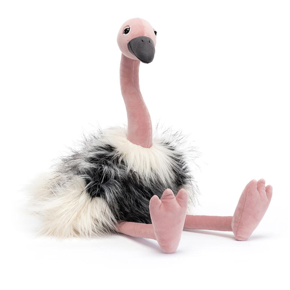 Peluches Para Pájaros Jellycat Ramonda Ostrich 55cm x 15cm x 15cm Rosas  Costa Rica |  30142-XEDW