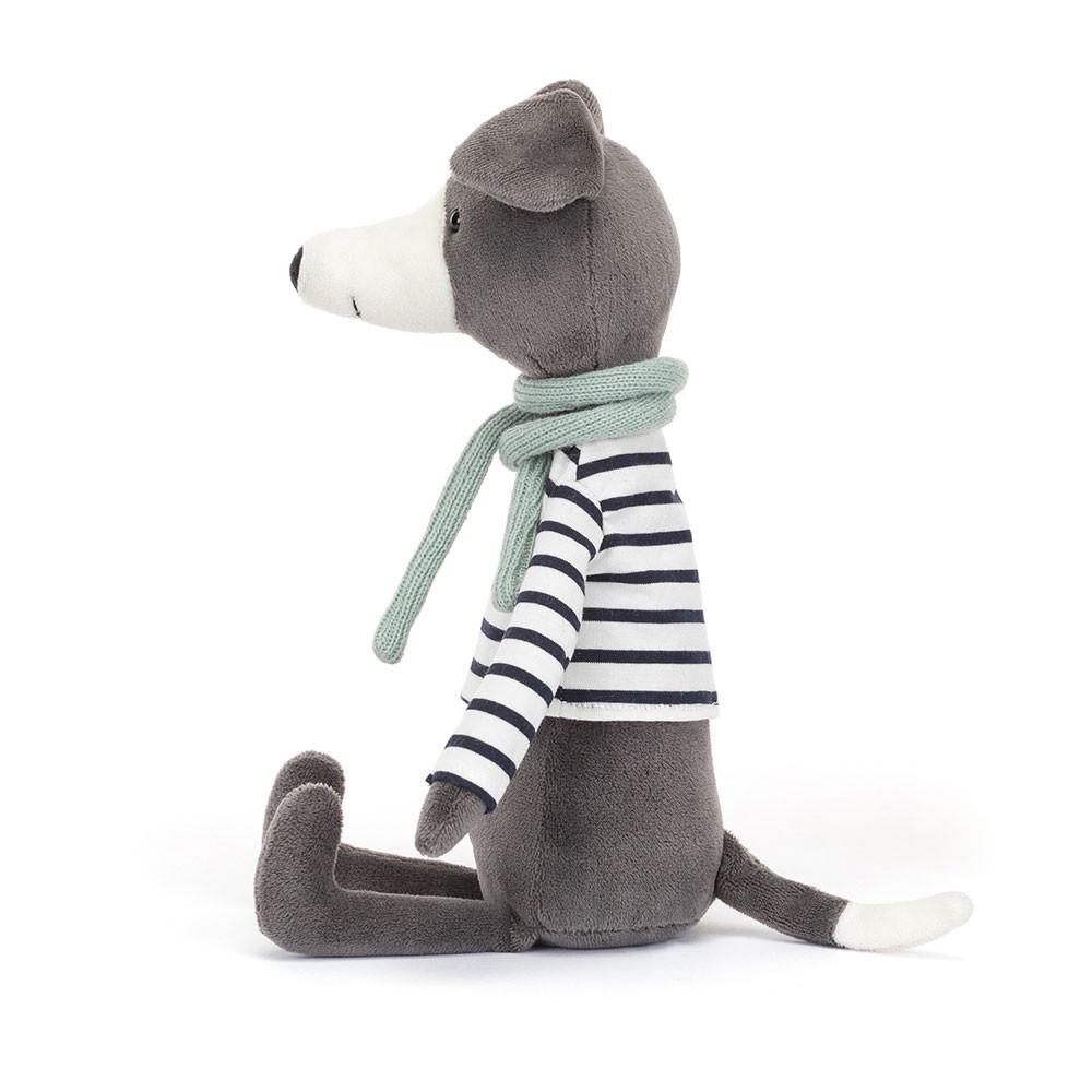 Perros Jellycat Beatnik Buddy Whippet 11.8in x 2.8in x 2in Gris  Costa Rica |  29074-RFQY