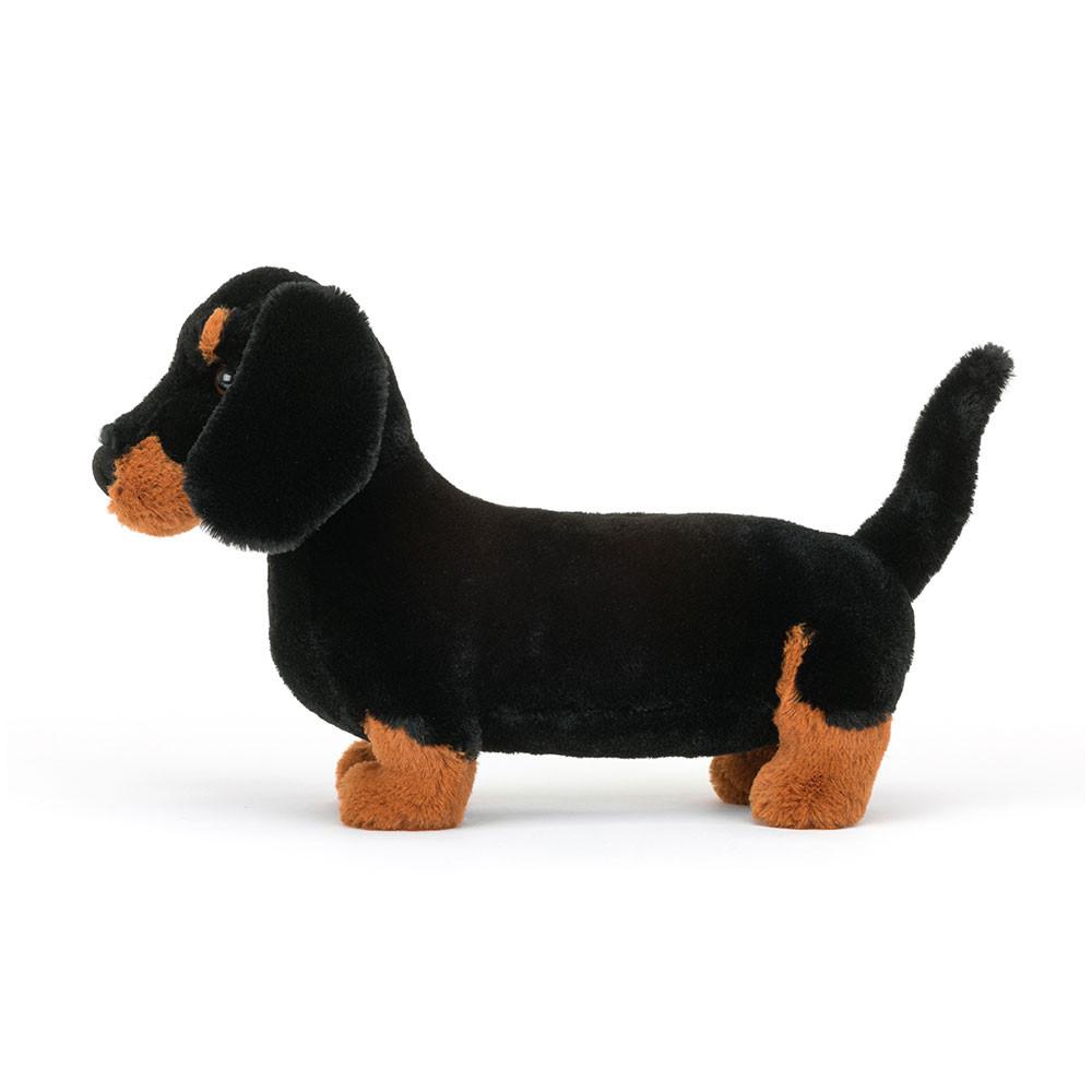 Perros Jellycat Freddie Sausage Dog 7.5in x 3.5in x 11.4in Negras  Costa Rica |  06894-RLZA