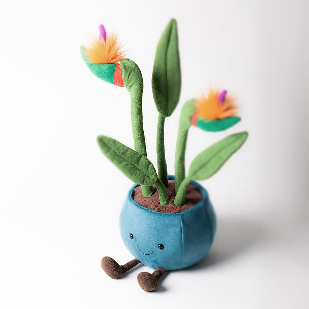 Plants Jellycat Amuseables Bird of Paradise 38cm x 17cm x 14cm Verde  Costa Rica |  89370-DAOG