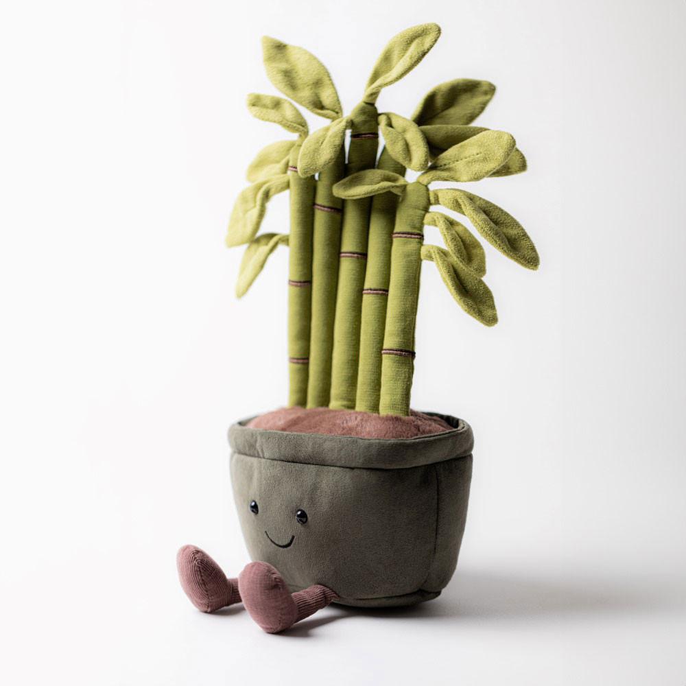 Plants Jellycat Amuseables Potted Bamboo 31cm x 12cm x 7cm Verde  Costa Rica |  05368-UETI