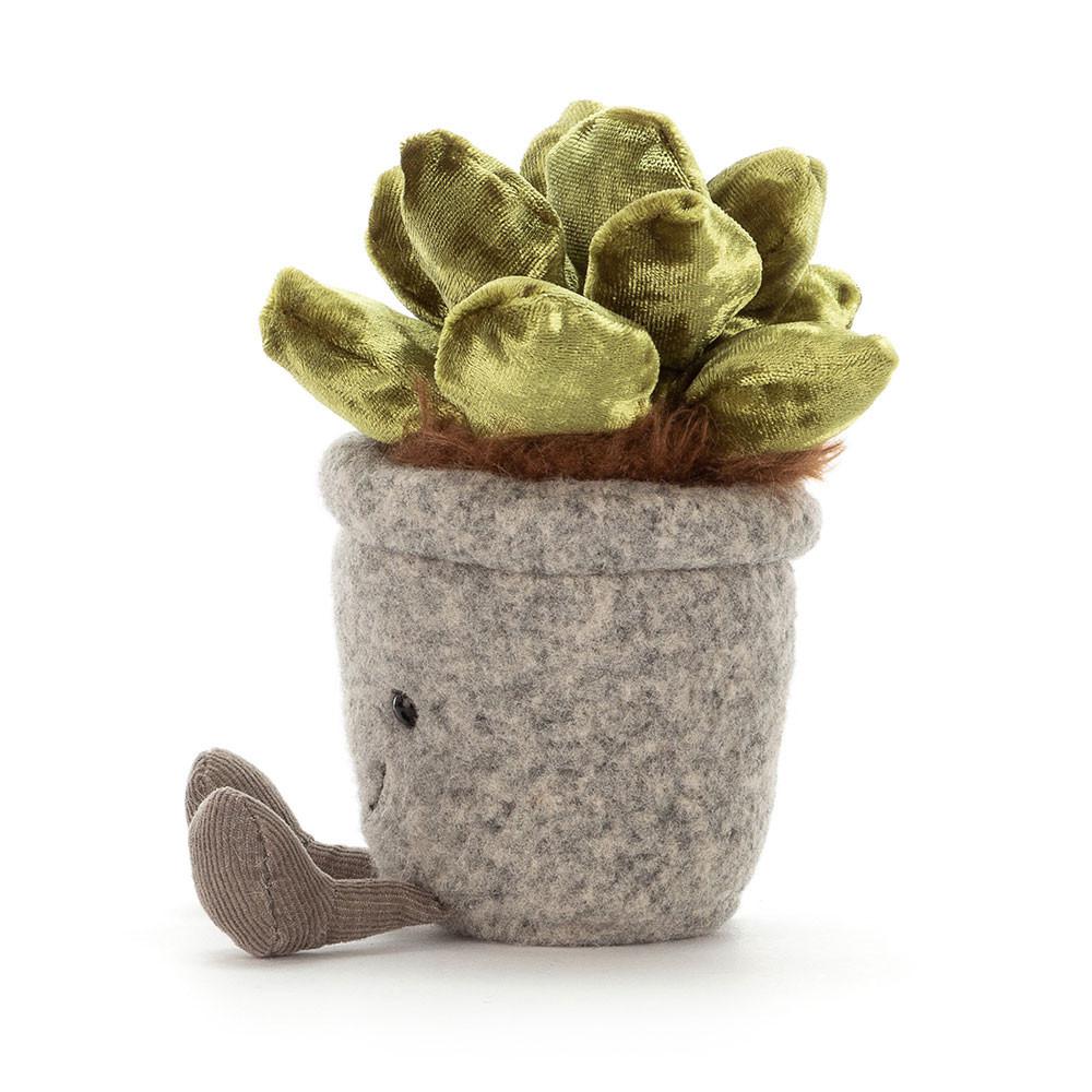 Plants Jellycat Amuseables Silly Succulent Jade 15cm x 7cm x 6cm Verde  Costa Rica |  47502-JYPX