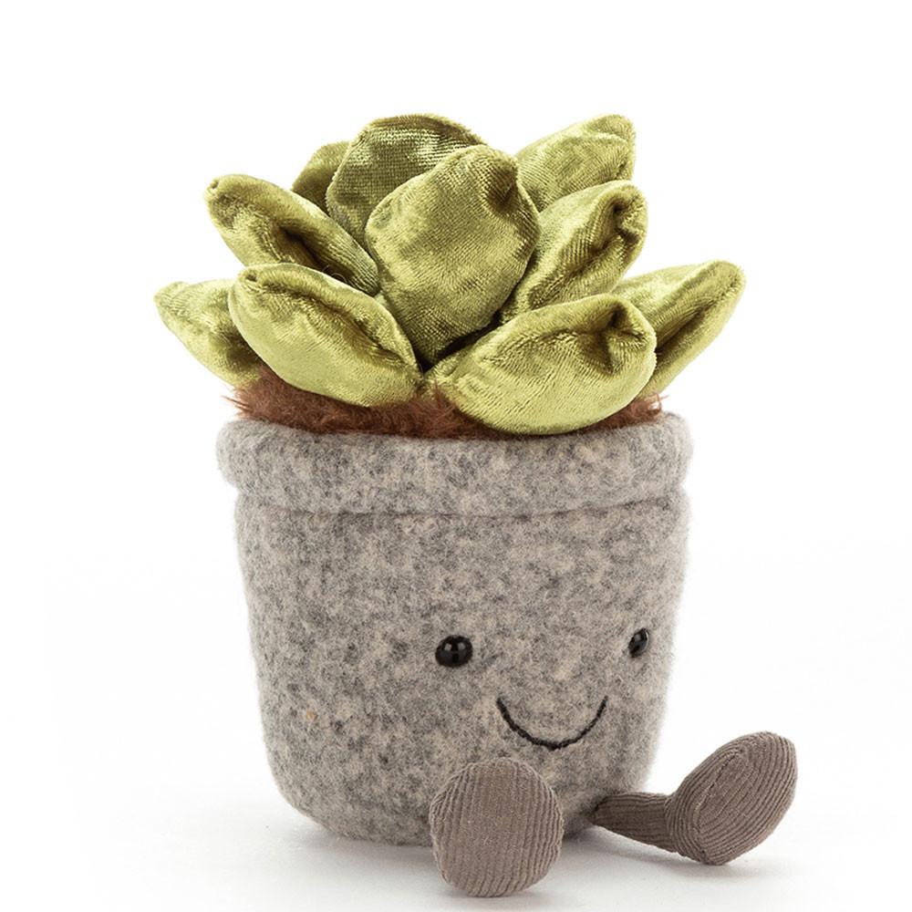 Plants Jellycat Amuseables Silly Succulent Jade 15cm x 7cm x 6cm Verde  Costa Rica |  47502-JYPX