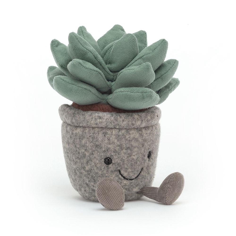 Plants Jellycat Amuseables Silly Succulent Azulita 16cm x 7cm x 6cm Verde  Costa Rica |  70295-TEXR