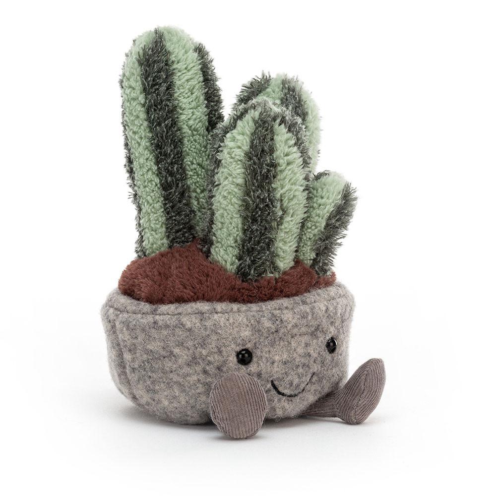 Plants Jellycat Amuseables Silly Succulent Columnar Cactus 18cm x 10cm x 9cm Verde  Costa Rica |  69387-KHJN