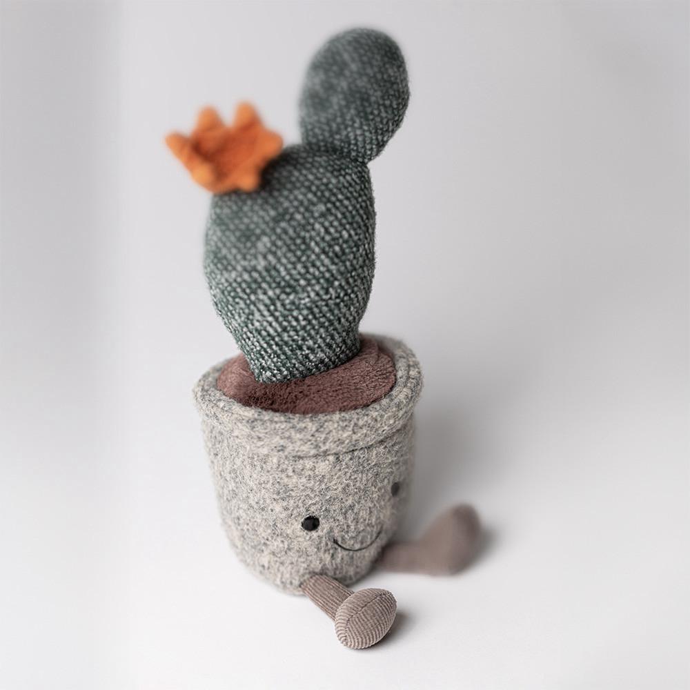 Plants Jellycat Amuseables Silly Succulent Prickly Pear Cactus 24cm x 7cm x 6cm Verde  Costa Rica |  08476-DBAX