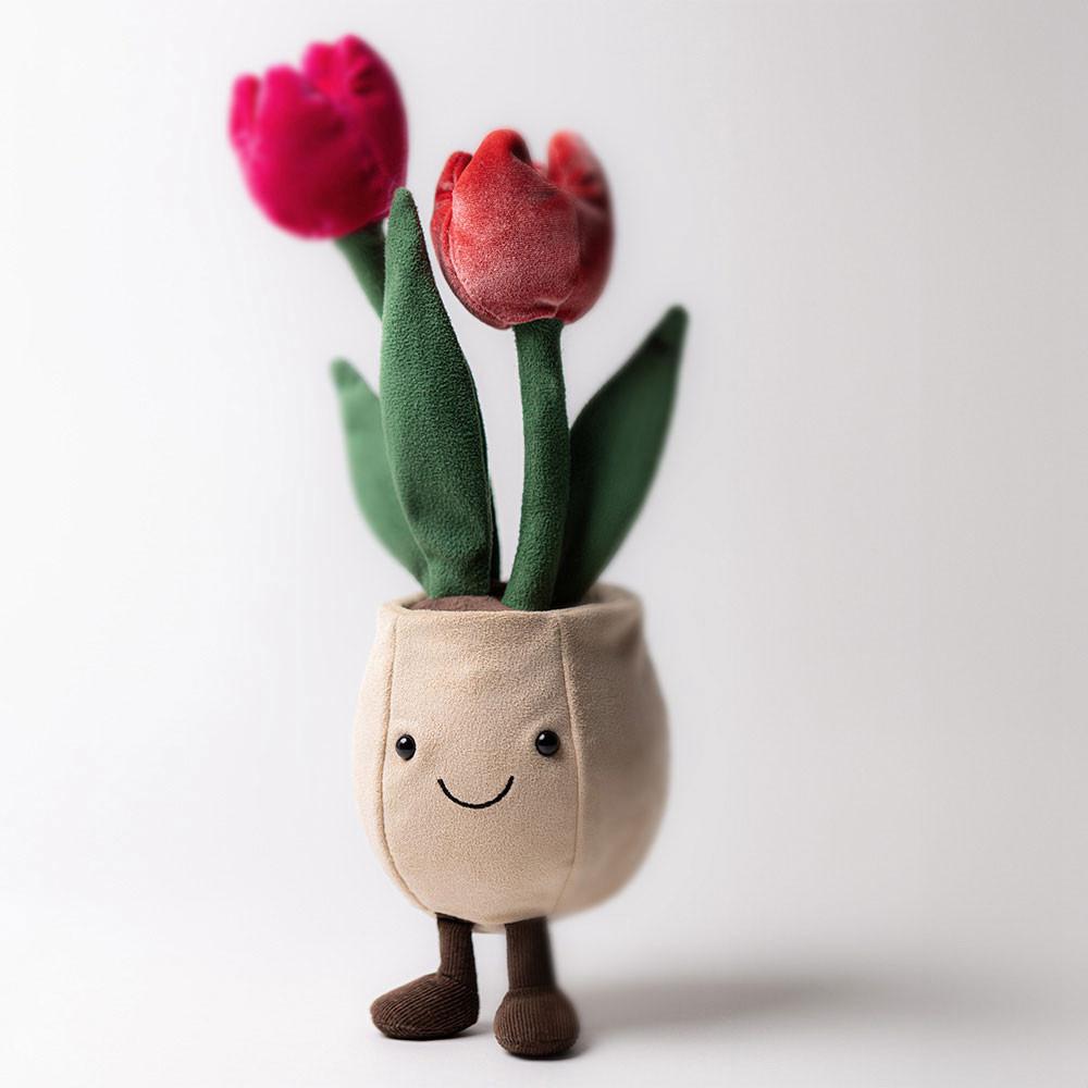 Plants Jellycat Amuseables Tulip Pot 30cm x 11cm x 11cm Rojas  Costa Rica |  38120-NBSO