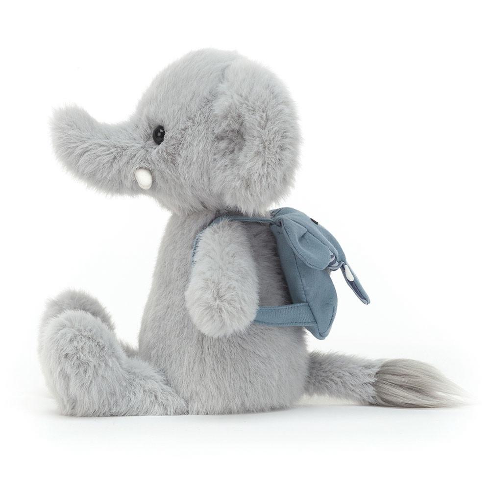 Selva Y Safari Jellycat Backpack Elephant 22cm x 9cm x 8cm Gris  Costa Rica |  18723-BNPU