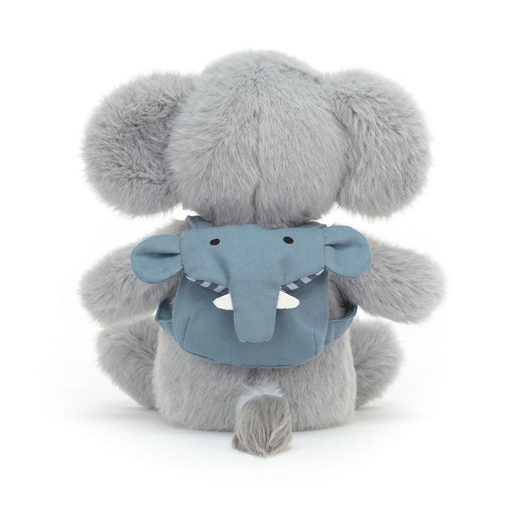Selva Y Safari Jellycat Backpack Elephant 22cm x 9cm x 8cm Gris  Costa Rica |  18723-BNPU