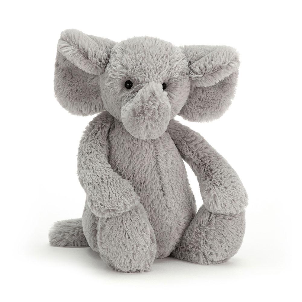 Selva Y Safari Jellycat Bashful Elephant 31cm x 12cm x 9cm Gris  Costa Rica |  31582-OHGM