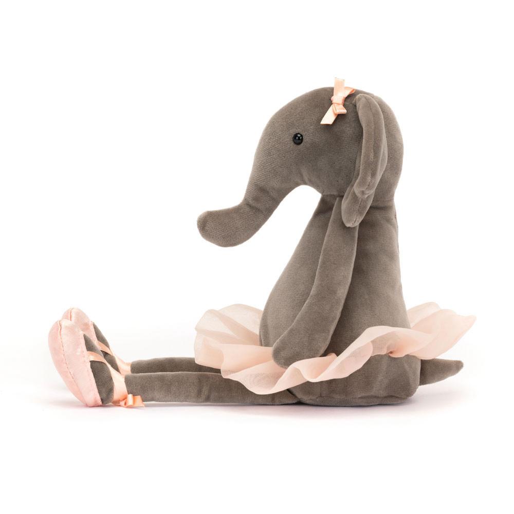 Selva Y Safari Jellycat Dancing Darcey Elephant 33cm x 9cm x 8cm Gris  Costa Rica |  50798-VDCF