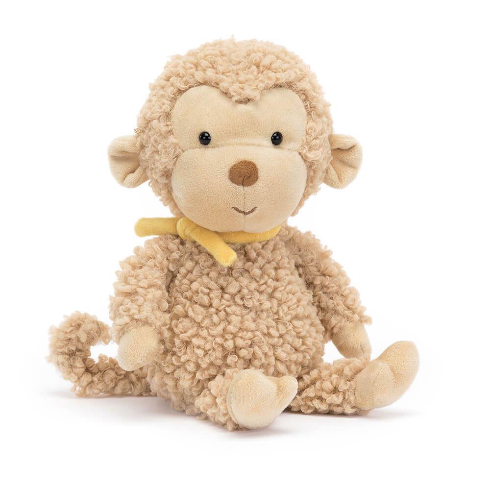 Selva Y Safari Jellycat Fuzzkin Monkey 25cm x 9cm x 5cm Marrones  Costa Rica |  61378-DICH