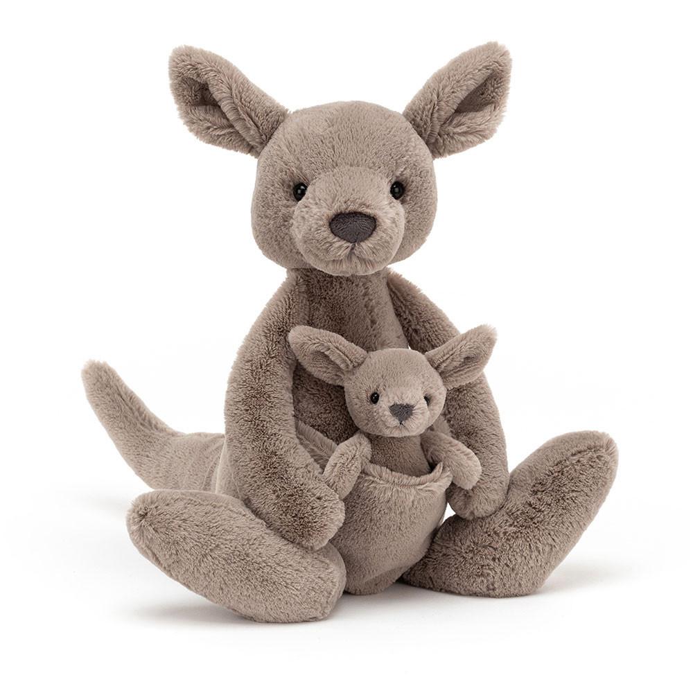 Selva Y Safari Jellycat Kara Kangaroo 36cm x 13cm x 32cm Marrones  Costa Rica |  07631-FOYS