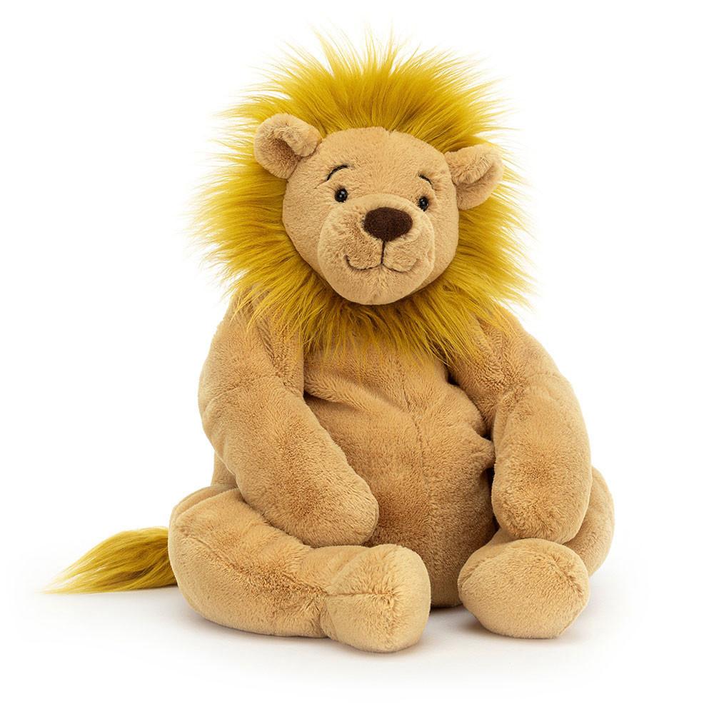 Selva Y Safari Jellycat Rumpletum Lion 27cm x 21cm x 22cm Amarillo  Costa Rica |  23195-AIST