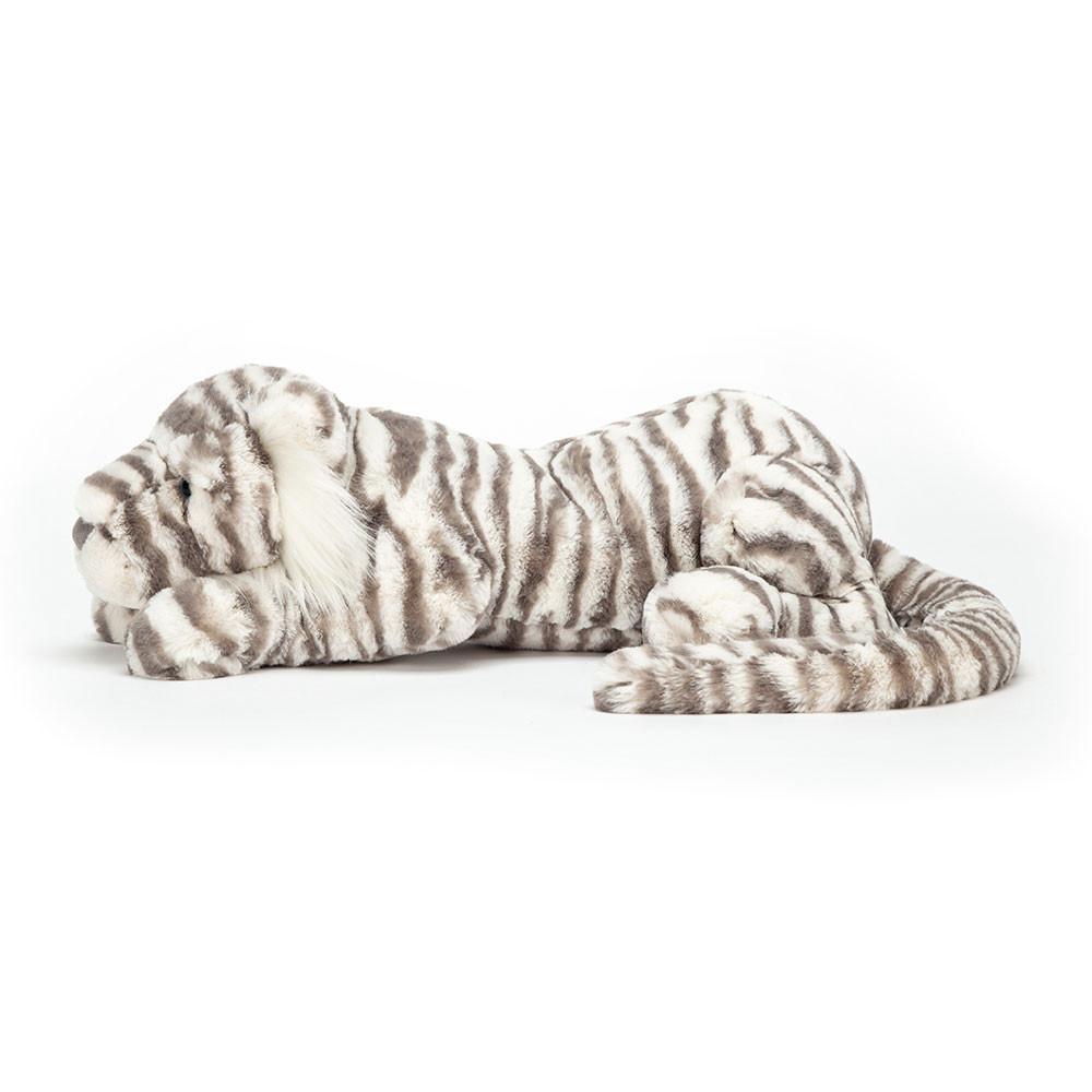 Selva Y Safari Jellycat Sacha Snow Tiger 13cm x 14cm x 36cm Blancas  Costa Rica |  58293-DXGS