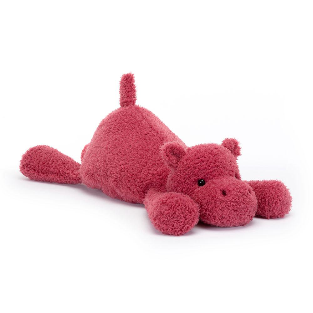 Selva Y Safari Jellycat Splootie Hippo 16cm x 18cm x 42cm Rosas  Costa Rica |  71362-RXGF