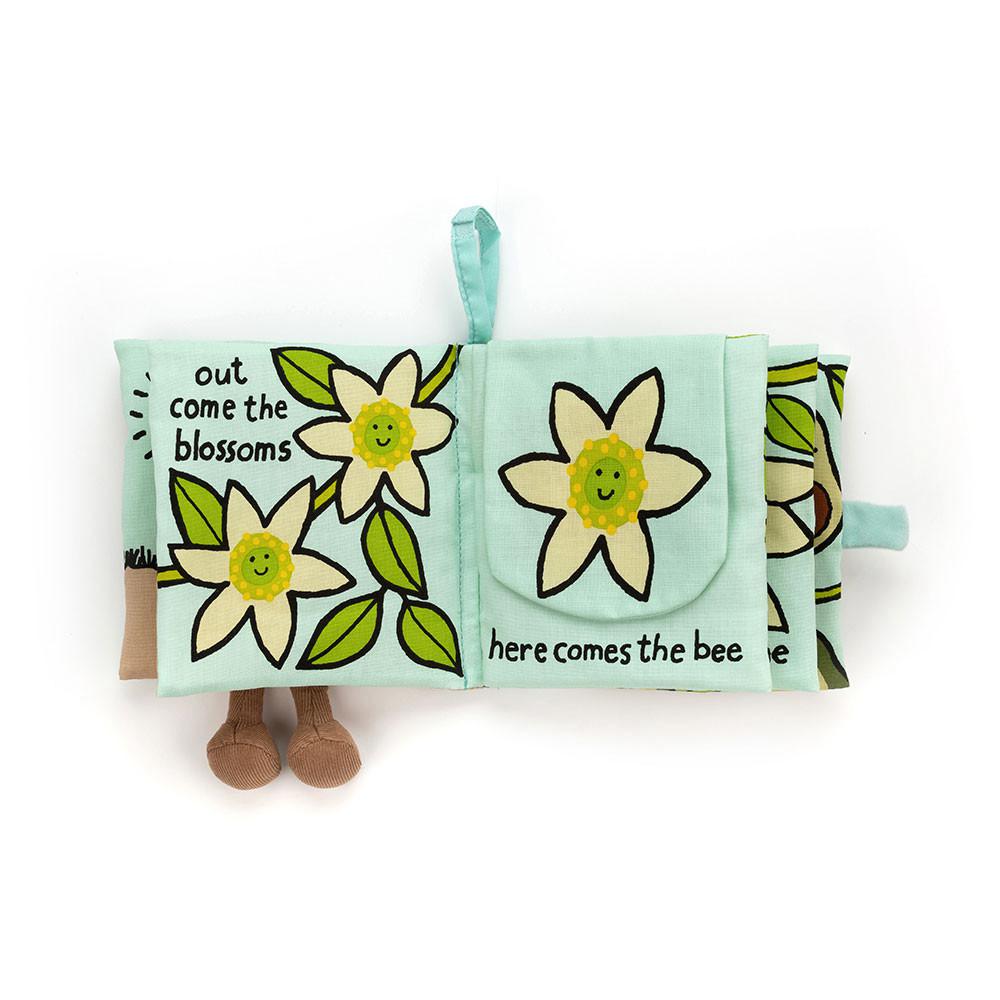 Soft Books Jellycat Avocado Book 15cm x 15cm x 5cm Verde  Costa Rica |  68015-ZDBM
