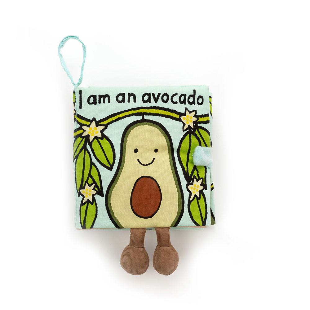 Soft Books Jellycat Avocado Book 15cm x 15cm x 5cm Verde  Costa Rica |  68015-ZDBM