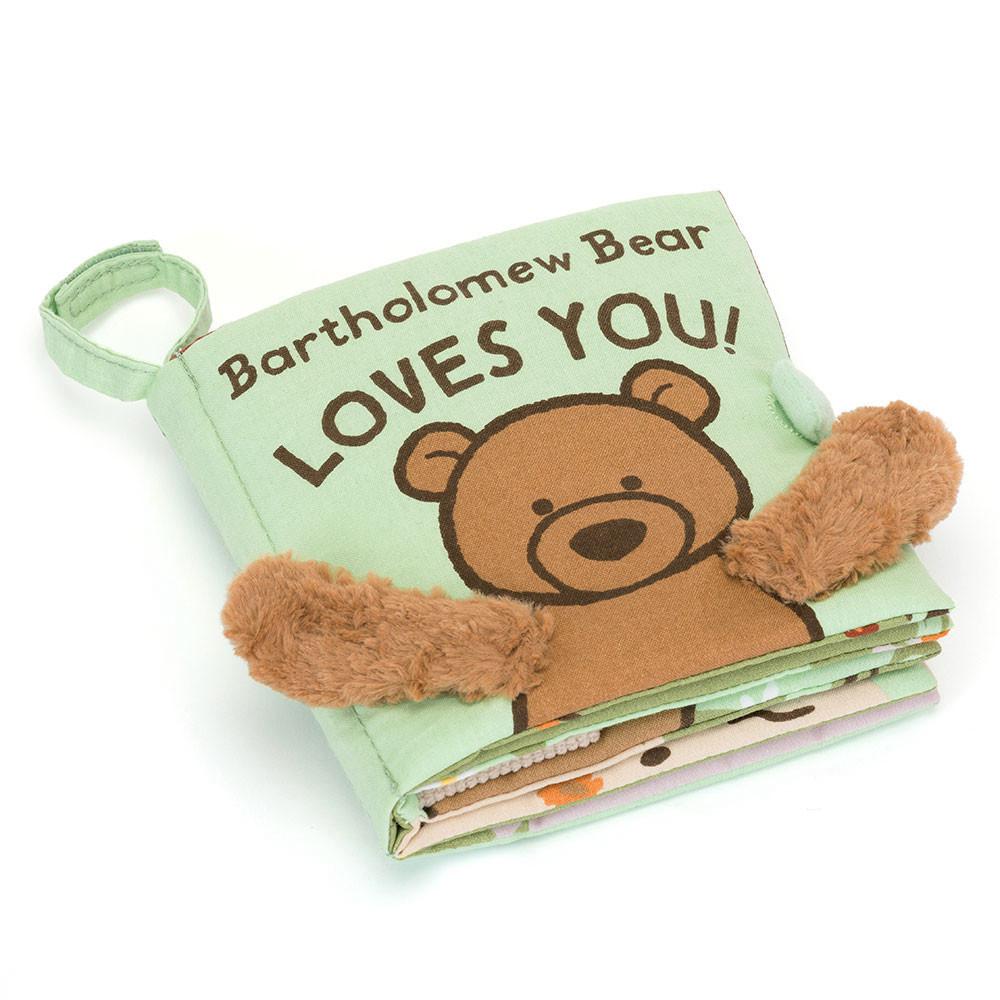 Soft Books Jellycat Bartholomew Bear Loves You Book 15cm x 15cm x 5cm Marrones  Costa Rica |  92631-DWCX
