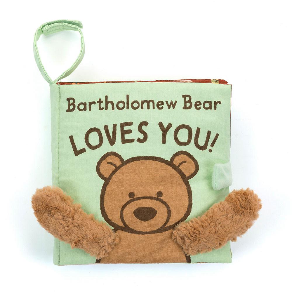 Soft Books Jellycat Bartholomew Bear Loves You Book 15cm x 15cm x 5cm Marrones  Costa Rica |  92631-DWCX