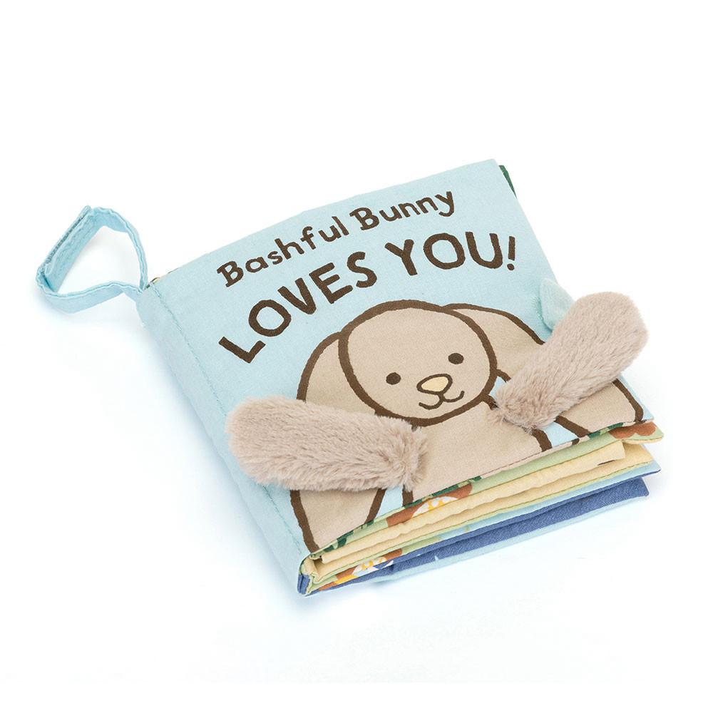 Soft Books Jellycat Bashful Bunny Loves You Book 15cm x 15cm x 5cm Beige  Costa Rica |  84695-XRFP