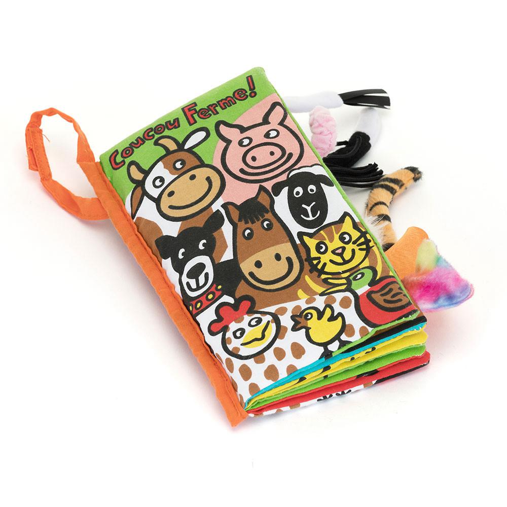 Soft Books Jellycat Coucou Ferme 22cm x 13cm x 5cm Verde  Costa Rica |  72640-DEUH