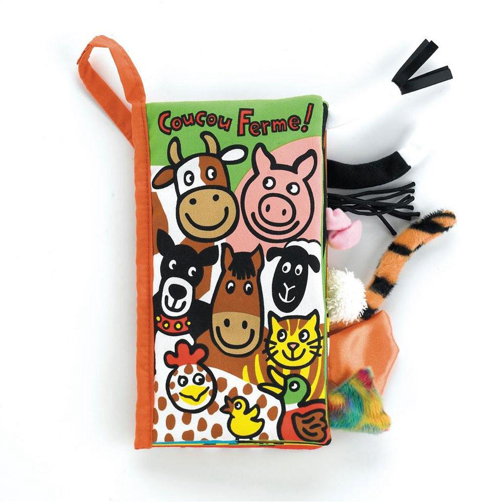 Soft Books Jellycat Coucou Ferme 22cm x 13cm x 5cm Verde  Costa Rica |  72640-DEUH