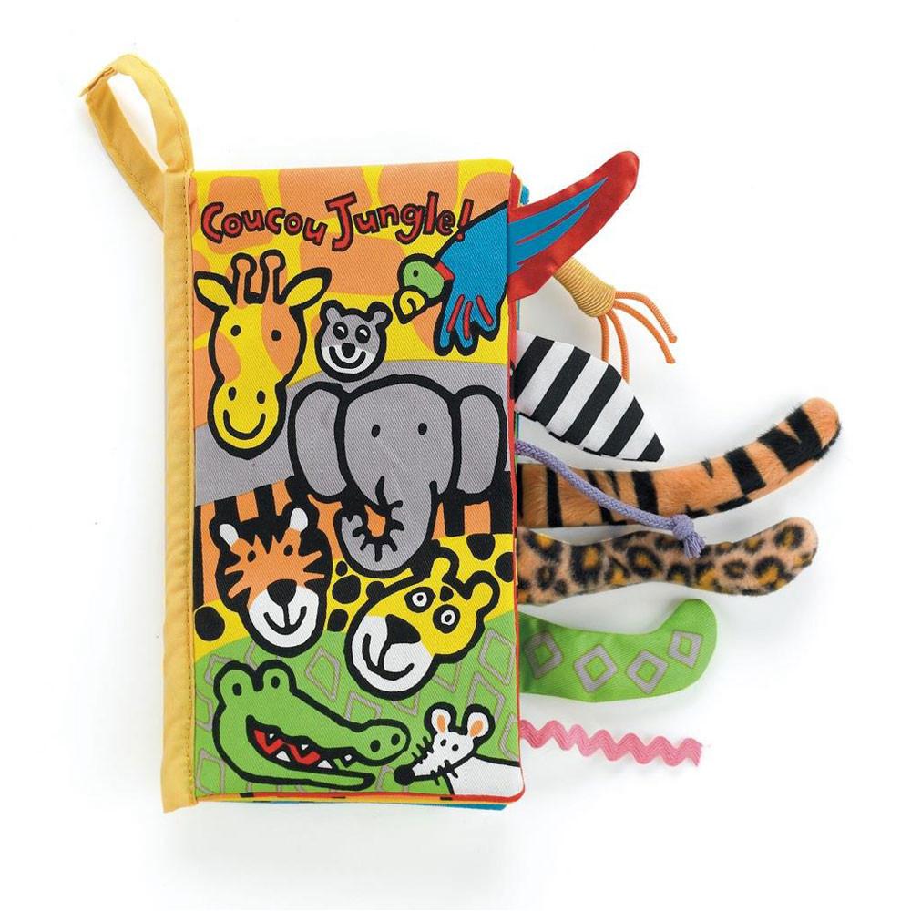 Soft Books Jellycat Coucou Jungle 22cm x 13cm x 5cm Amarillo  Costa Rica |  41325-IBGN