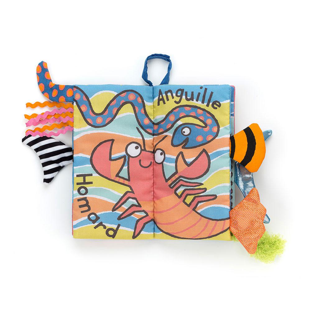 Soft Books Jellycat Coucou Mer 22cm x 13cm x 5cm Azules  Costa Rica |  91704-FEKM