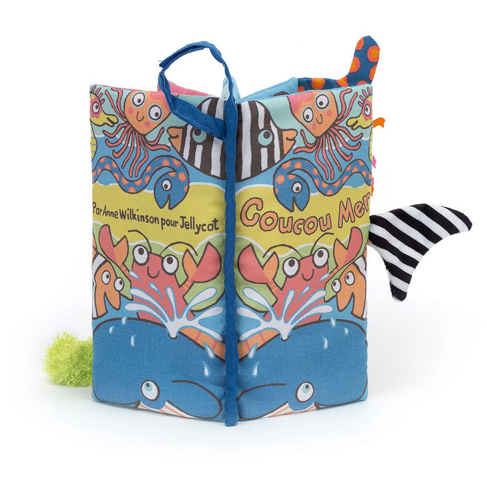 Soft Books Jellycat Coucou Mer 22cm x 13cm x 5cm Azules  Costa Rica |  91704-FEKM