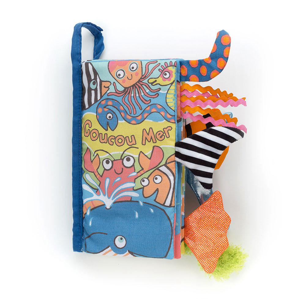 Soft Books Jellycat Coucou Mer 22cm x 13cm x 5cm Azules  Costa Rica |  91704-FEKM