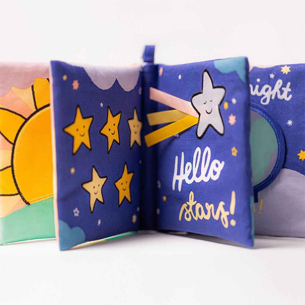 Soft Books Jellycat Hello Moon Fabric Book 18cm x 18cm x 5cm Blancas  Costa Rica |  68709-SGAX