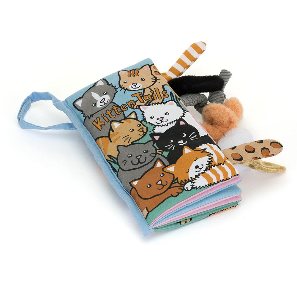 Soft Books Jellycat Kitten Tails Activity Book 22cm x 13cm x 5cm Azules  Costa Rica |  92473-VGBL