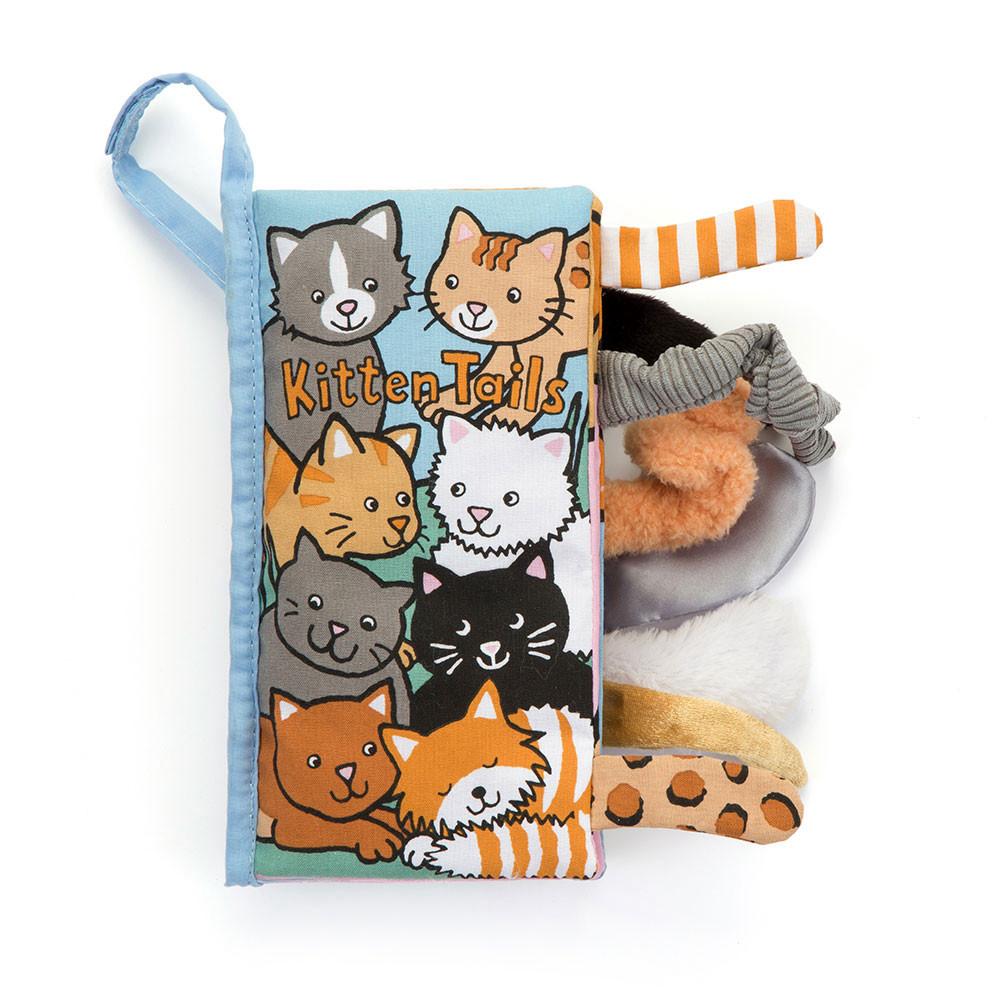 Soft Books Jellycat Kitten Tails Activity Book 22cm x 13cm x 5cm Azules  Costa Rica |  92473-VGBL