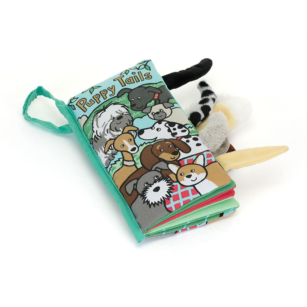 Soft Books Jellycat Puppy Tails Activity Book 22cm x 13cm x 5cm Verde  Costa Rica |  58693-DMSB