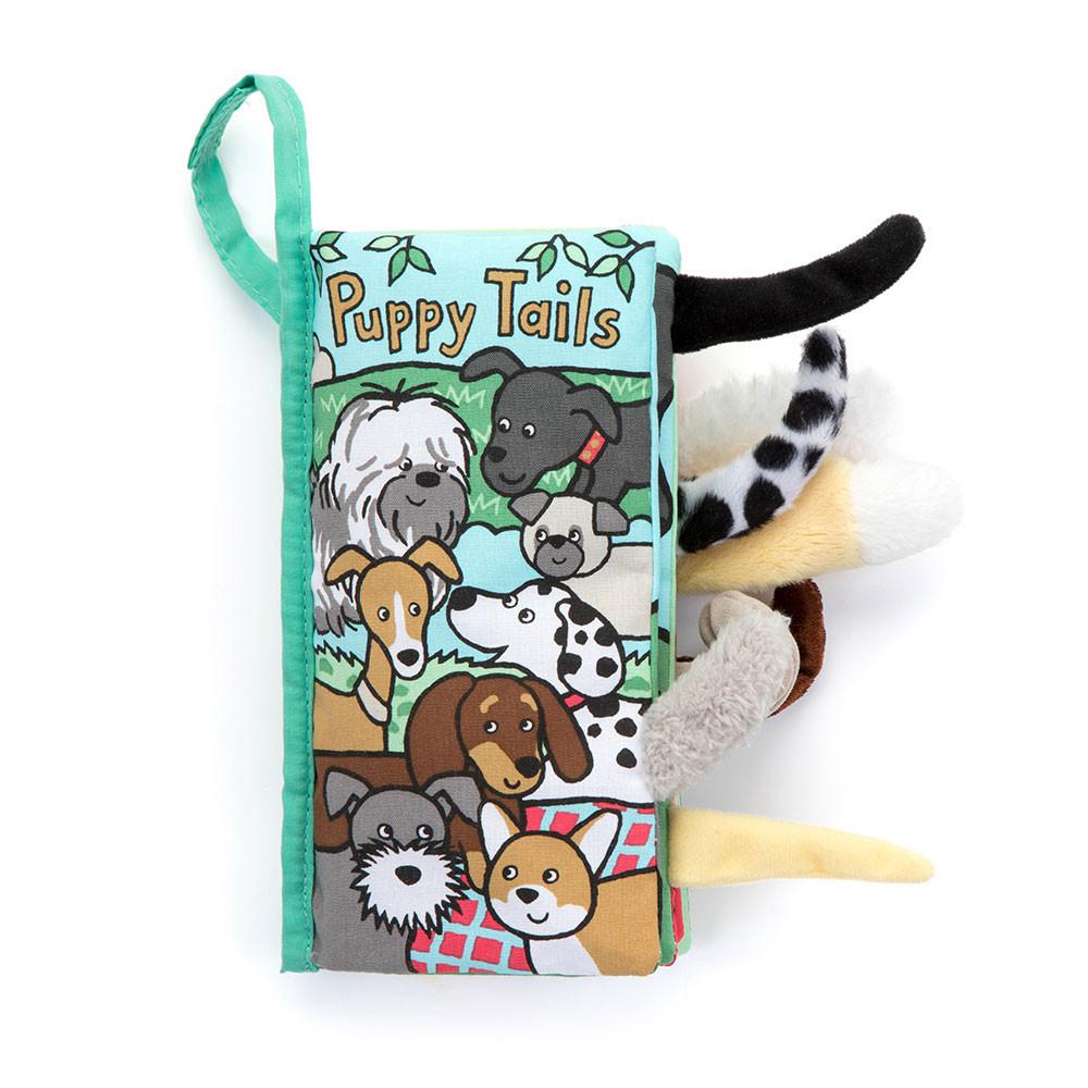 Soft Books Jellycat Puppy Tails Activity Book 22cm x 13cm x 5cm Verde  Costa Rica |  58693-DMSB