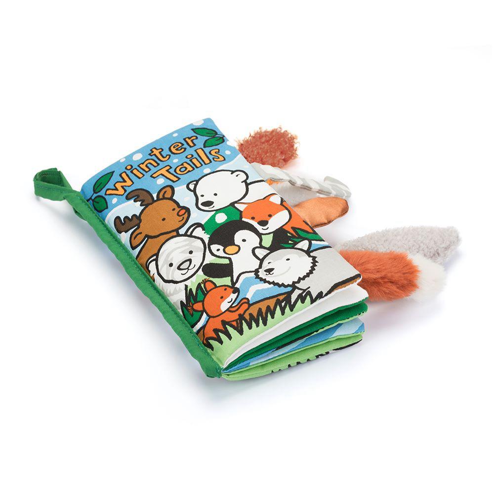 Soft Books Jellycat Winter Tails Activity Book 22cm x 13cm x 5cm Azules  Costa Rica |  89432-GUKP