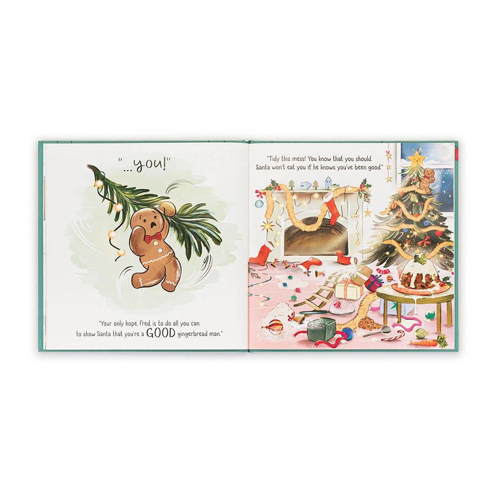 Story Books Jellycat Gingerbread FBook 25cm x 25cm x 1cm Marrones  Costa Rica |  92608-GBJE