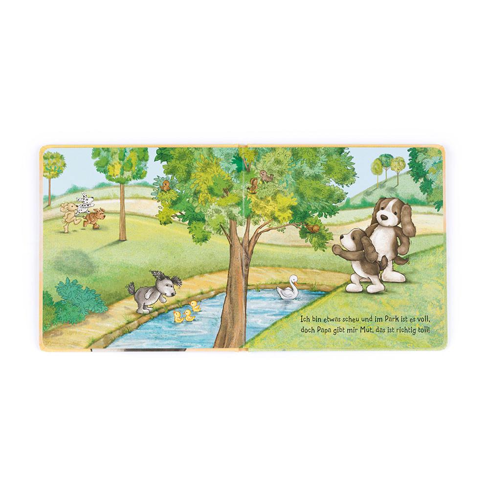 Story Books Jellycat Hündchen Schnuck und sein Papa Buch 21cm x 21cm x 2cm Marrones  Costa Rica |  56130-KRZG