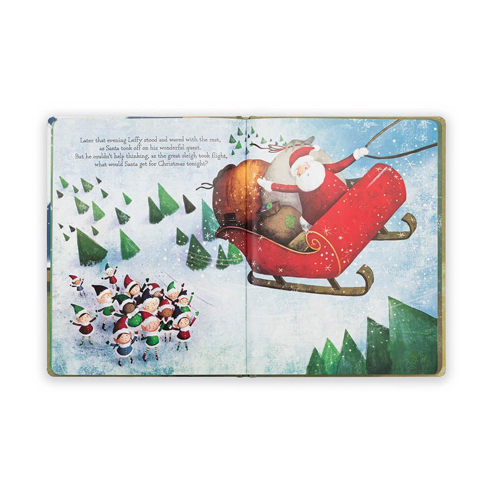 Story Books Jellycat Leffy's Christmas Gift Book 26cm x 20cm x 2cm Verde  Costa Rica |  85273-TBLD