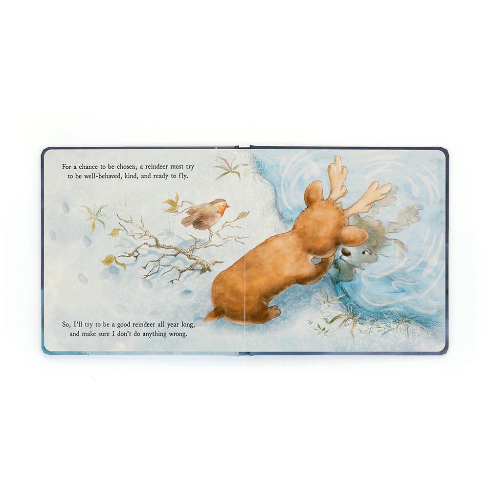 Story Books Jellycat Mitzi Reindeer's Dream Book 21cm x 21cm x 2cm Azules  Costa Rica |  91864-TKVW