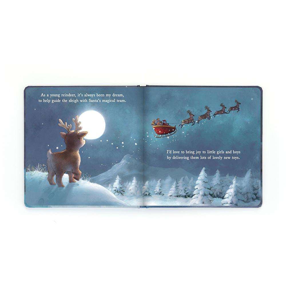 Story Books Jellycat Mitzi Reindeer's Dream Book 21cm x 21cm x 2cm Azules  Costa Rica |  91864-TKVW