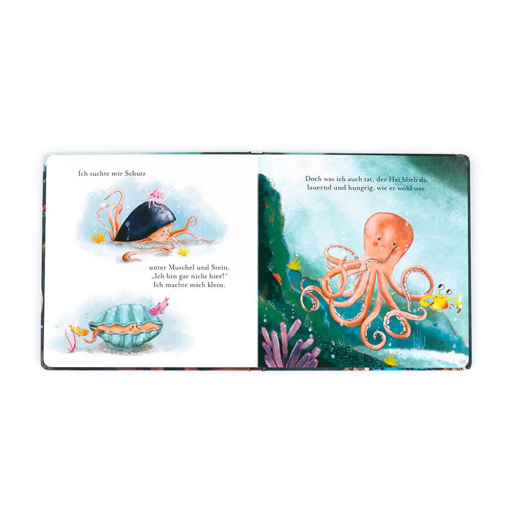 Story Books Jellycat Odell, Der Furchtlose Oktopus Buch 23cm x 23cm x 2cm Naranjas  Costa Rica |  75980-UEYB