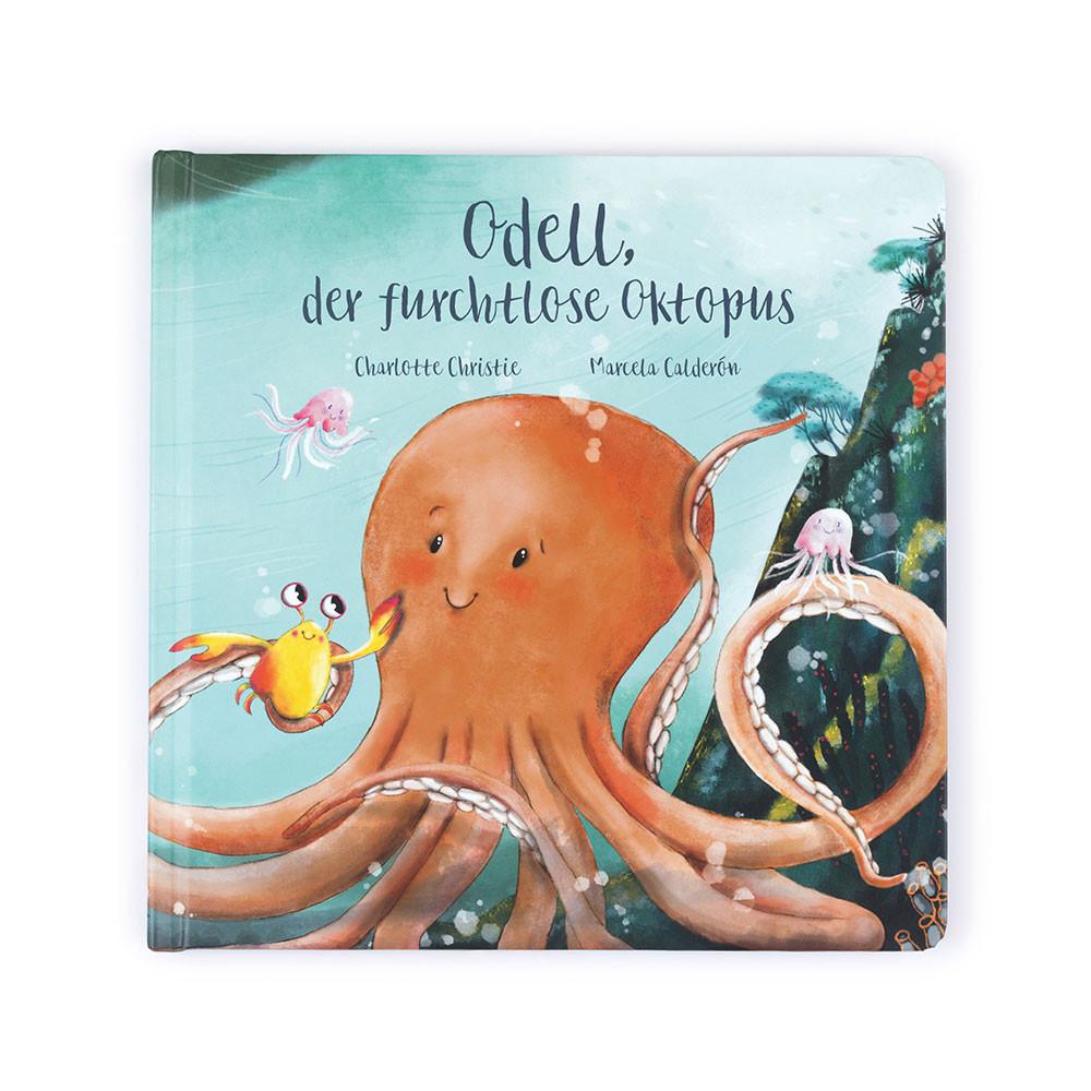 Story Books Jellycat Odell, Der Furchtlose Oktopus Buch 23cm x 23cm x 2cm Naranjas  Costa Rica |  75980-UEYB