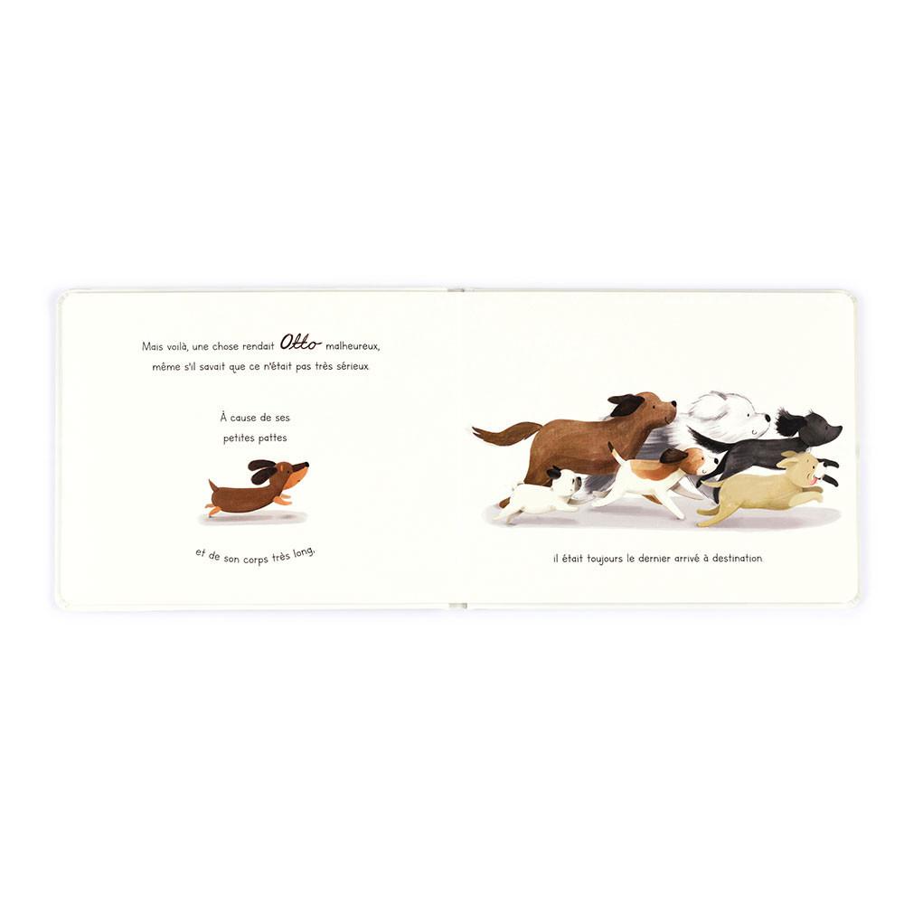Story Books Jellycat Otto Le Petit Chien Saucisse Livre 18cm x 23cm x 2cm Blancas  Costa Rica |  78153-GDKC