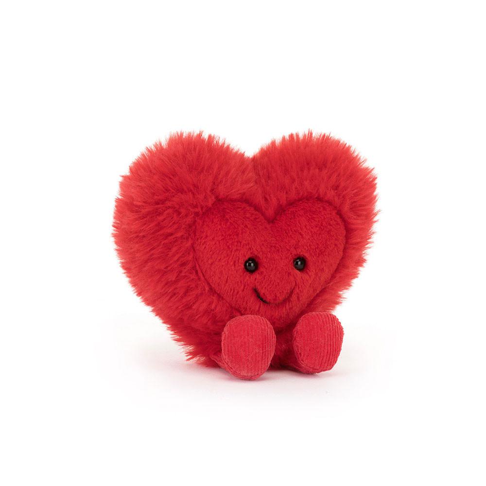 Valentine\'s Day Jellycat Amuseables Beatie Heart 24cm x 23cm x 7cm Rojas  Costa Rica |  23751-RHJS