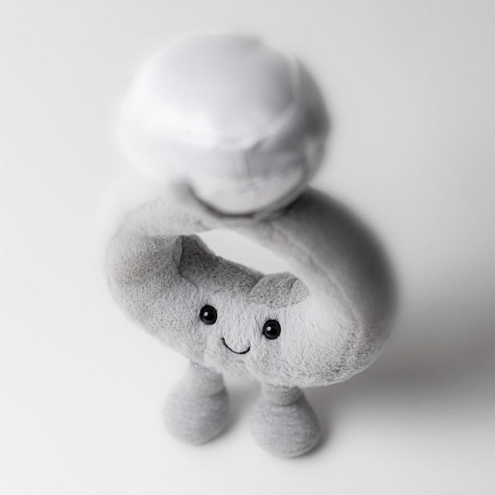 Valentine's Day Jellycat Amuseables Diamond Ring 20cm x 12cm x 5cm Gris  Costa Rica |  04617-VAKL