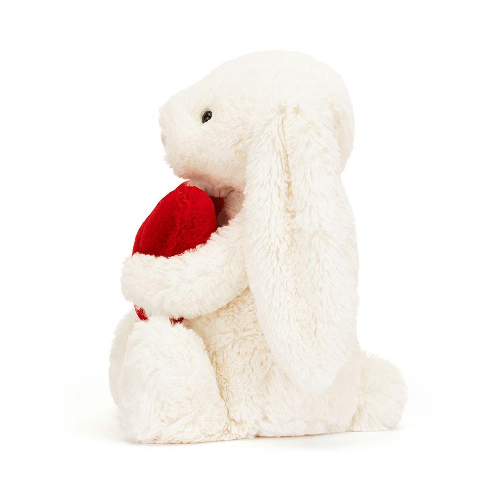 Valentine's Day Jellycat Bashful Love Heart Bunny 31cm x 12cm x 9cm Blancas  Costa Rica |  93158-VZHG